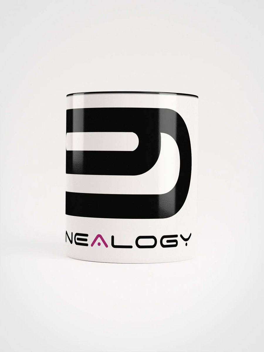 9 AETHER NINEALOGY BLACK ON WHITE MUG product image (6)