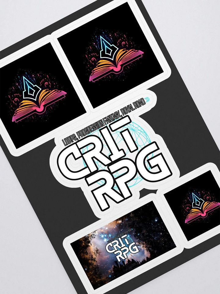 CritRPG Sticker set! :) product image (1)