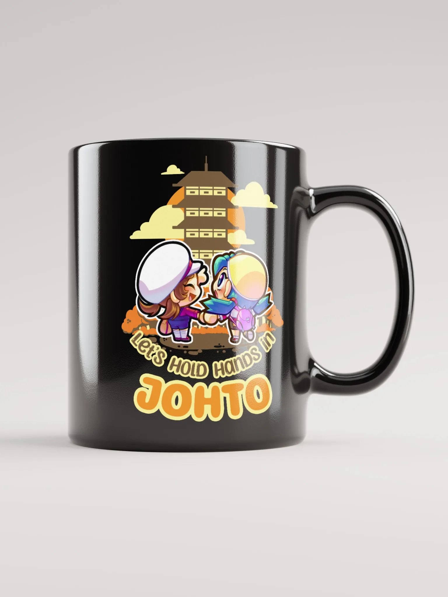 Let's Hold Hands in J Girls - Mug (Black) product image (6)