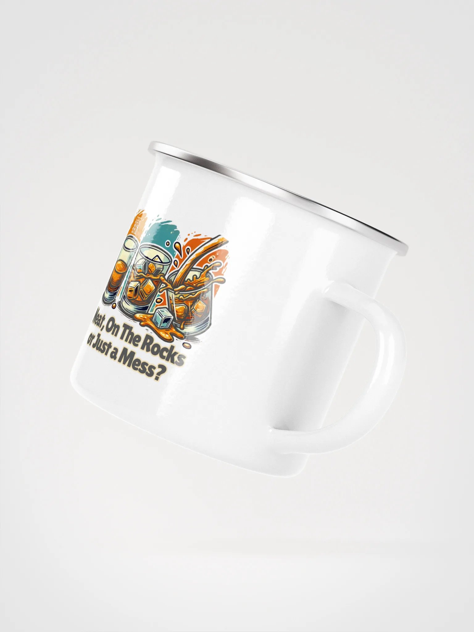 Cellar 8T Whisky - Neat - Enamel Mug product image (3)