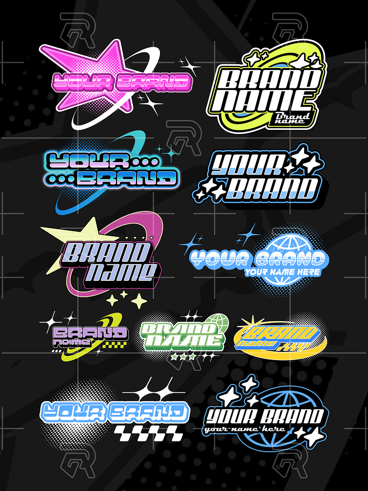 20+ Editable Y2K Text Effects For Affinity product image (2)