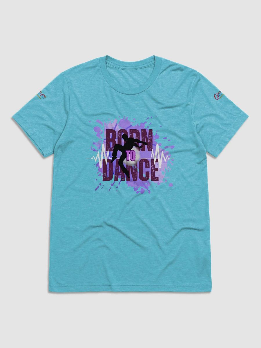 Born to Dance His Silhouette Tri blend Tee product image (2)