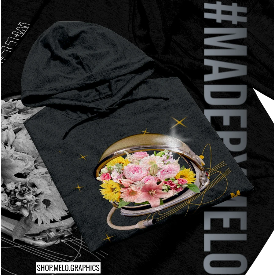 Floral Flyer - Premium Lightweight Hoodie | #MadeByMELO product image (2)
