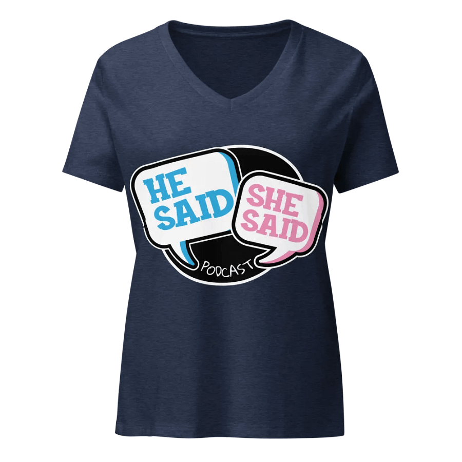 He Said, She Said Podcast Logo V-Neck Tee product image (5)