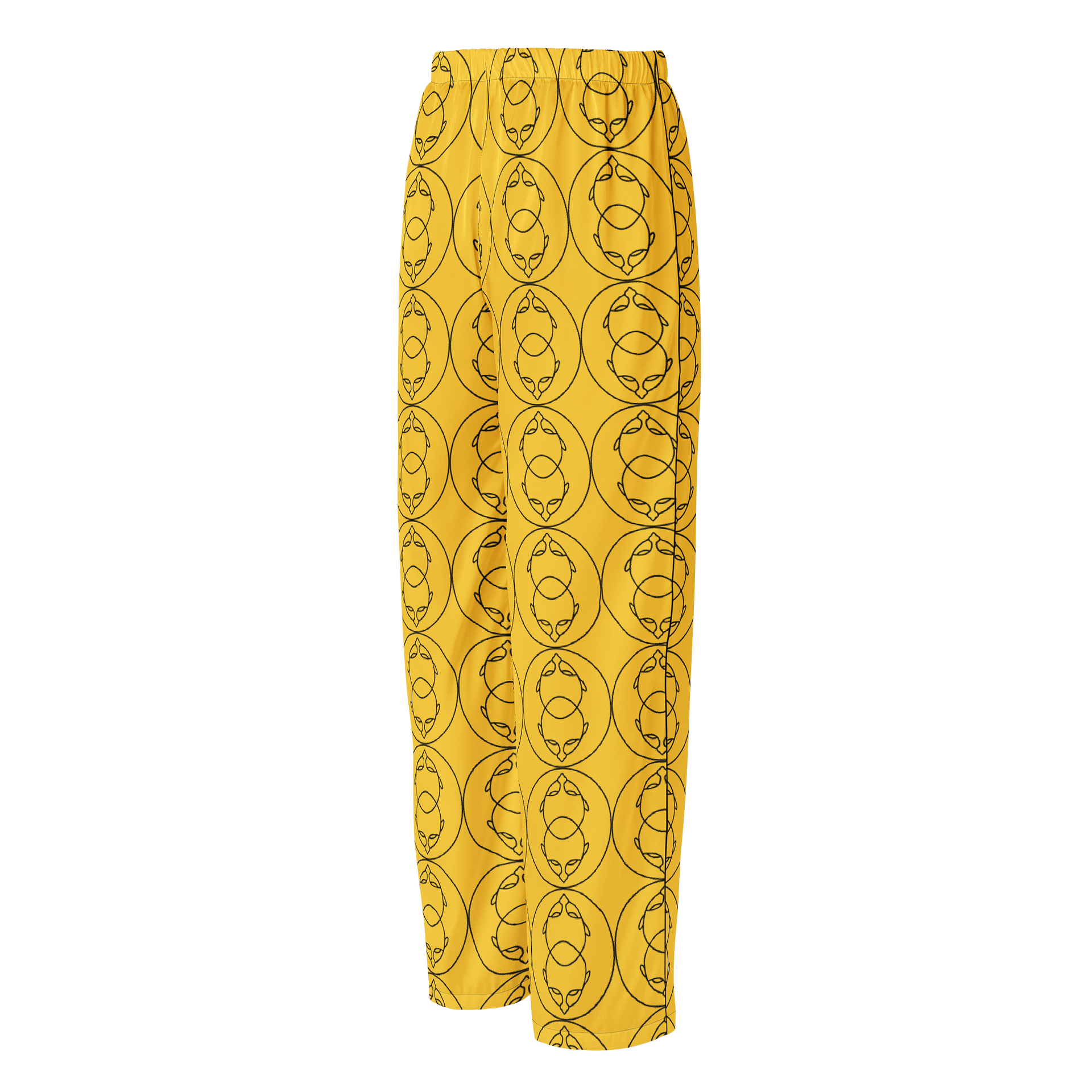 Chic Gemini: Silky All-Over Print Women's Pajama Pants product image (3)