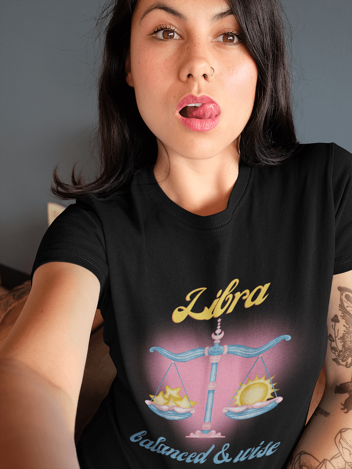 LIBRA BALANCED & WISE GRAPHIC TEE product image (1)