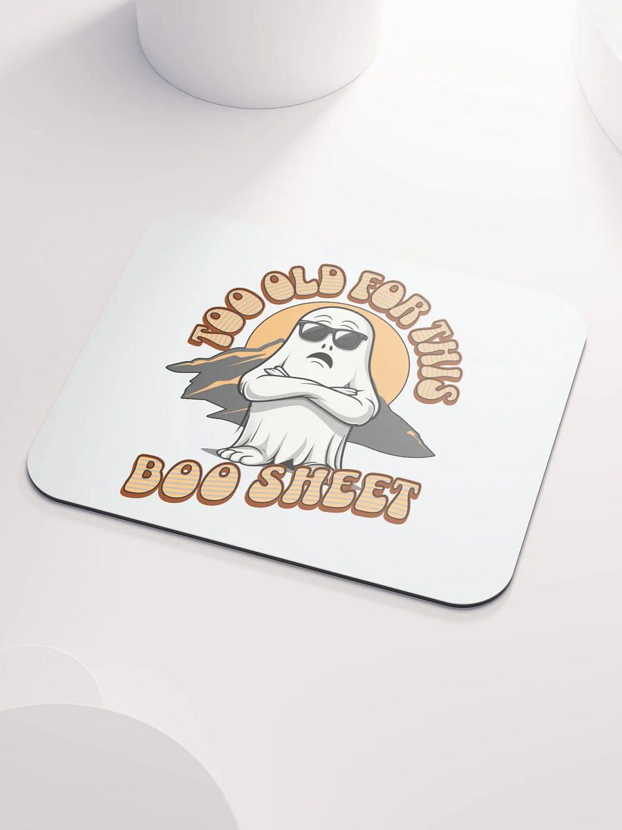 Too Old For This Boo Sheet Ghostly Sunset Mouse Pad product image (3)