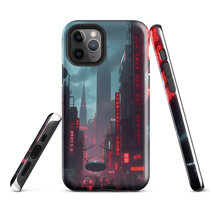 Crimson Metropolis - iPhone Tough Case product image (1)
