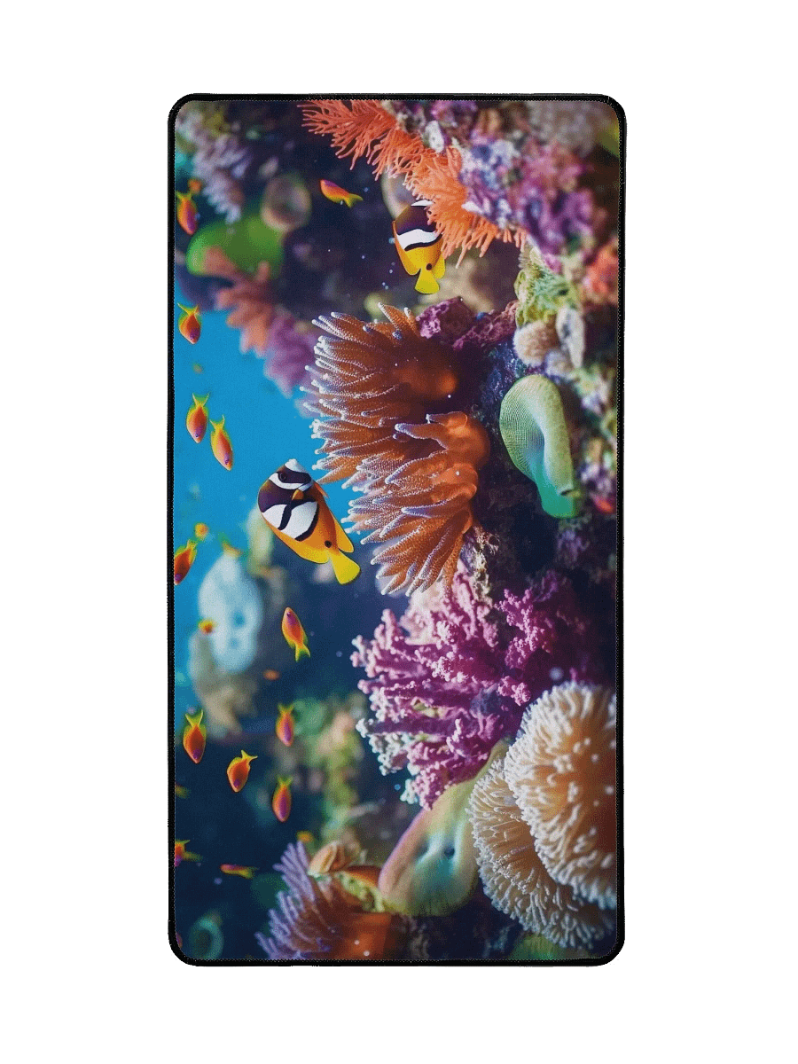 Fishes and Coral Reef Desk Mat by Treasure Pie product image (2)