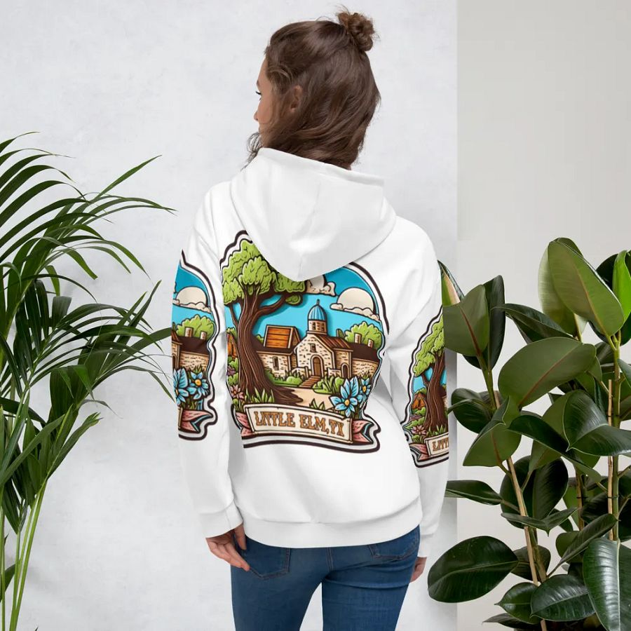 Little Elm Texas All-Over Scenic Hoodie product image (9)