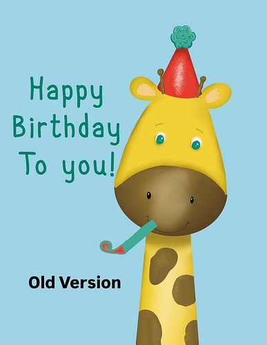 Improved custom birthday card
#greetingcards #carddesign #birthday #celebration #gifts