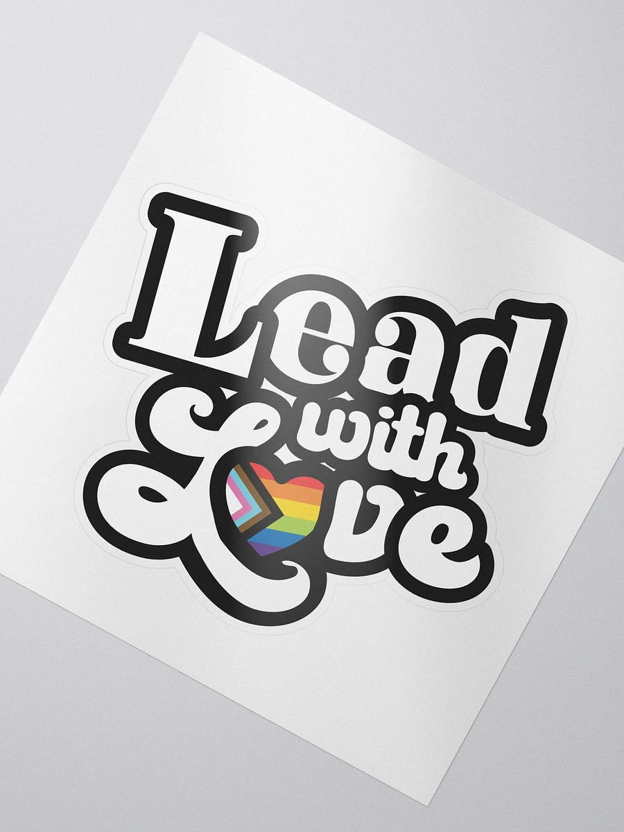 Lead With Love Sticker: Progress product image (2)