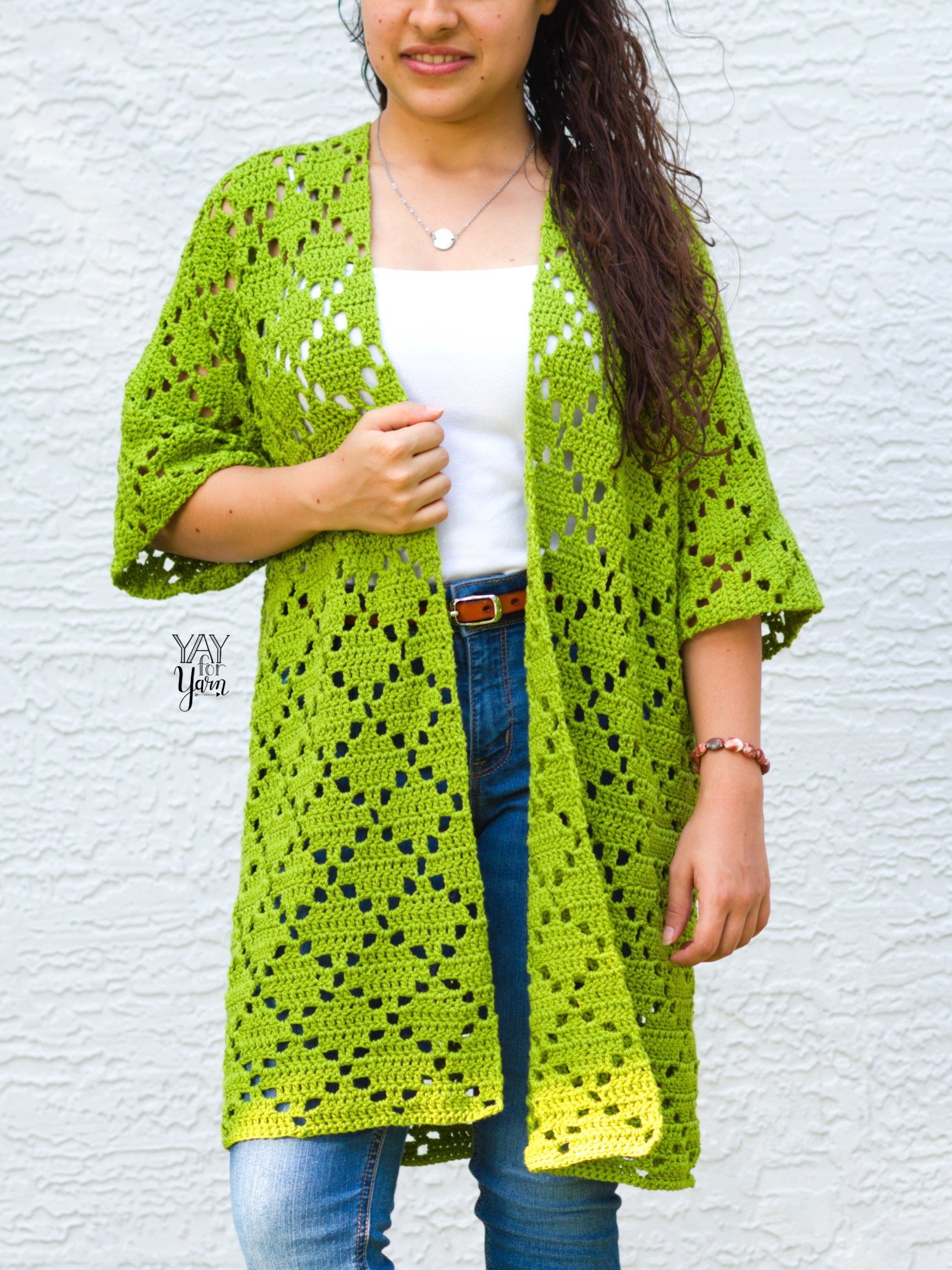 Diamond Cardigan - PDF Crochet Pattern & Video Tutorial product image (7)