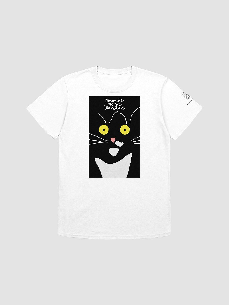 Meows Most Wanted Artistry T-Shirt in White product image (1)