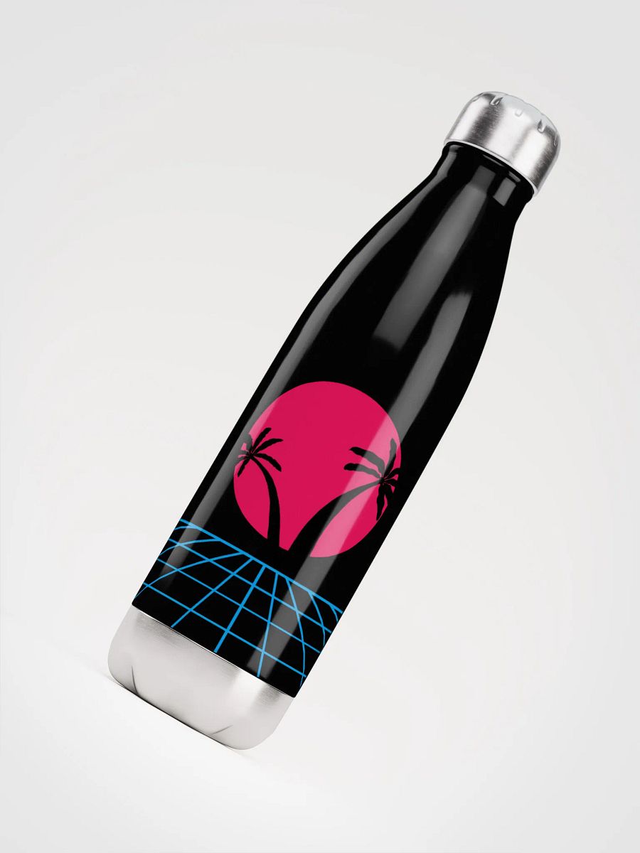 Retro Sunset Stainless Steel Water Bottle product image (4)