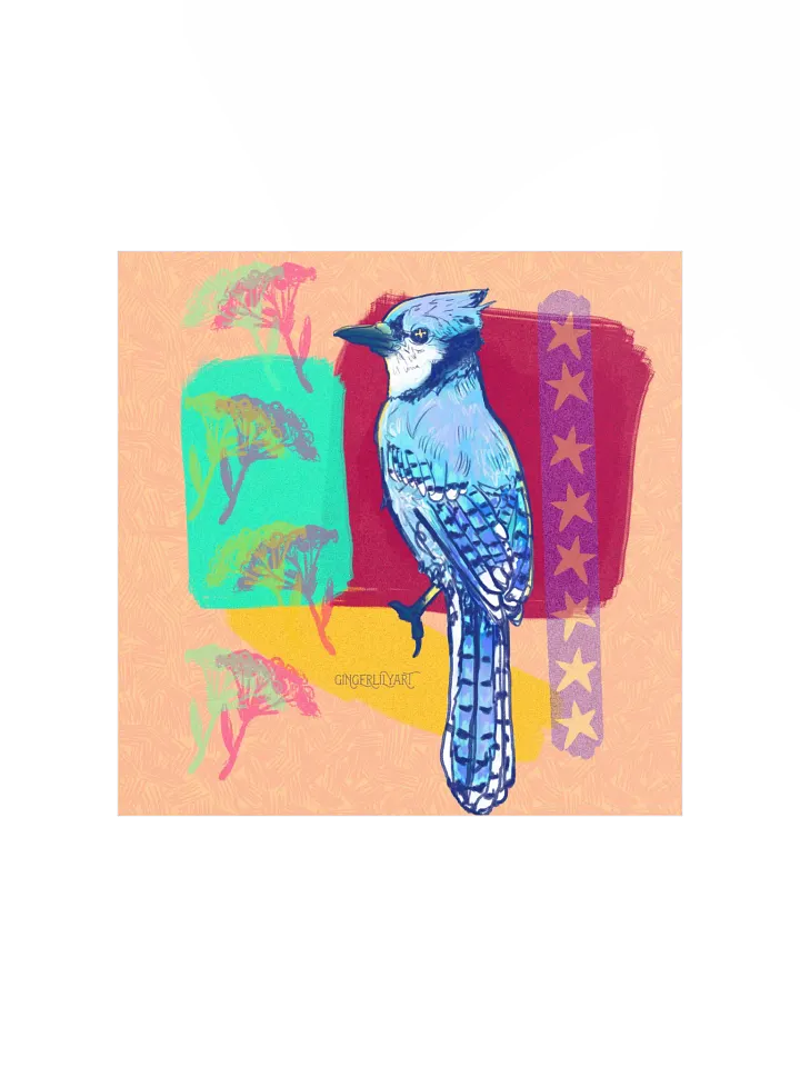 blue jay print product image (4)