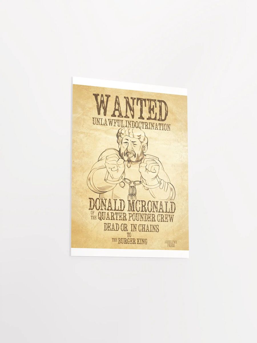 Donald Wanted Poster product image (24)