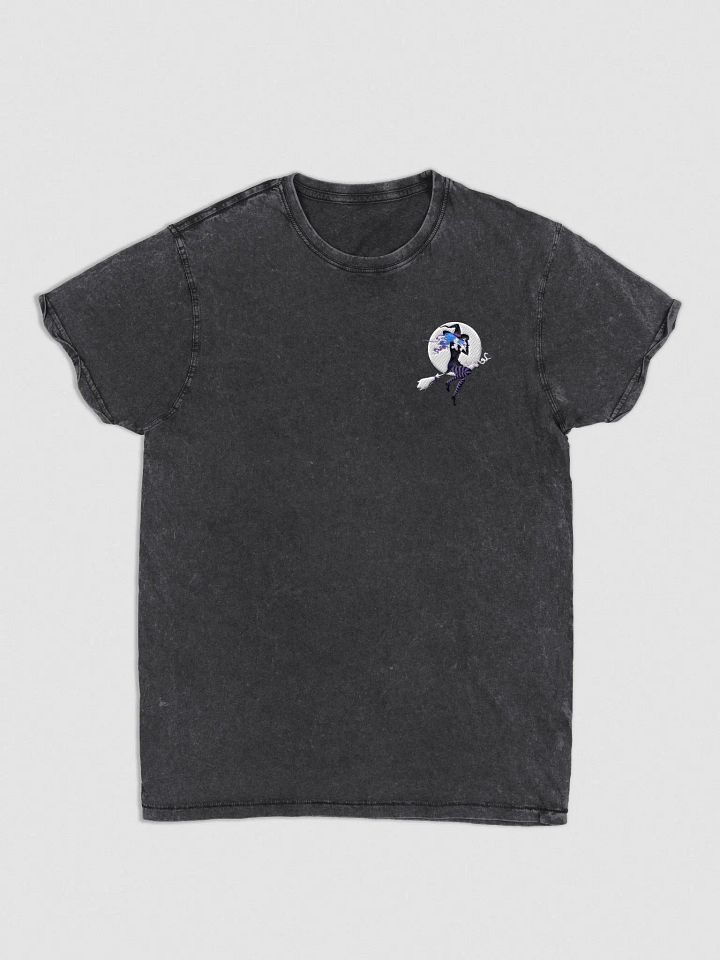 Over The Moon Embroidery Denim Tee product image (1)