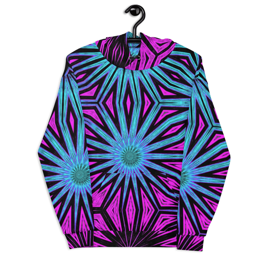 Abstract Modern Colourful Circles Unisex Pull Over Hoodie product image (8)