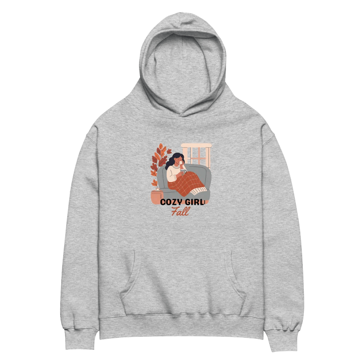 Cozy Girl Hoodie - Grey product image (2)