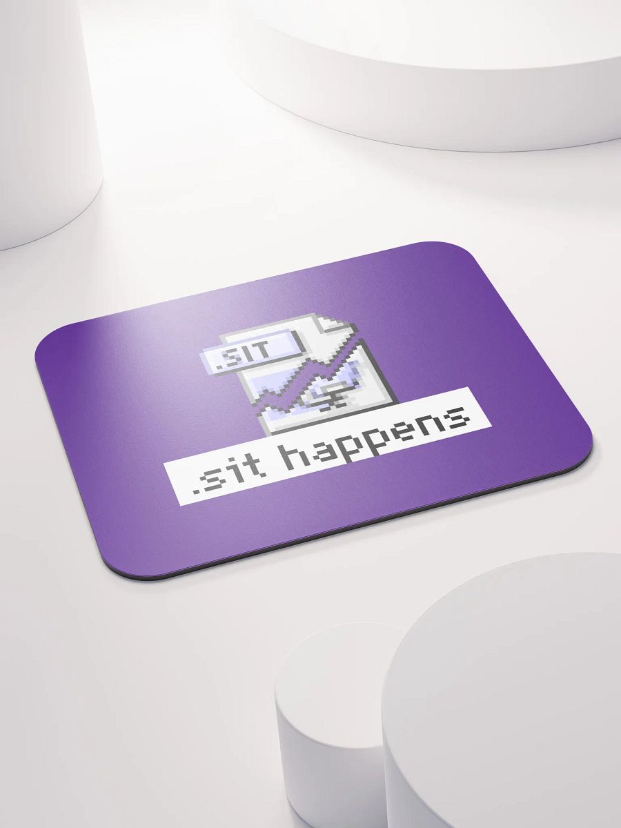 Sit Happens Mouse Pad (Purple) product image (4)