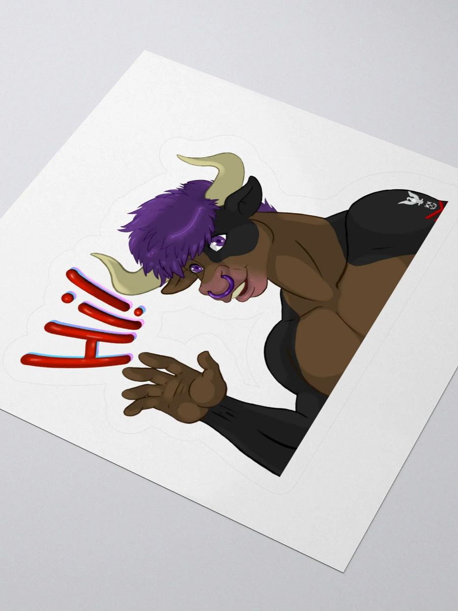 Yuuma "Hi!" Emote Sticker product image (3)
