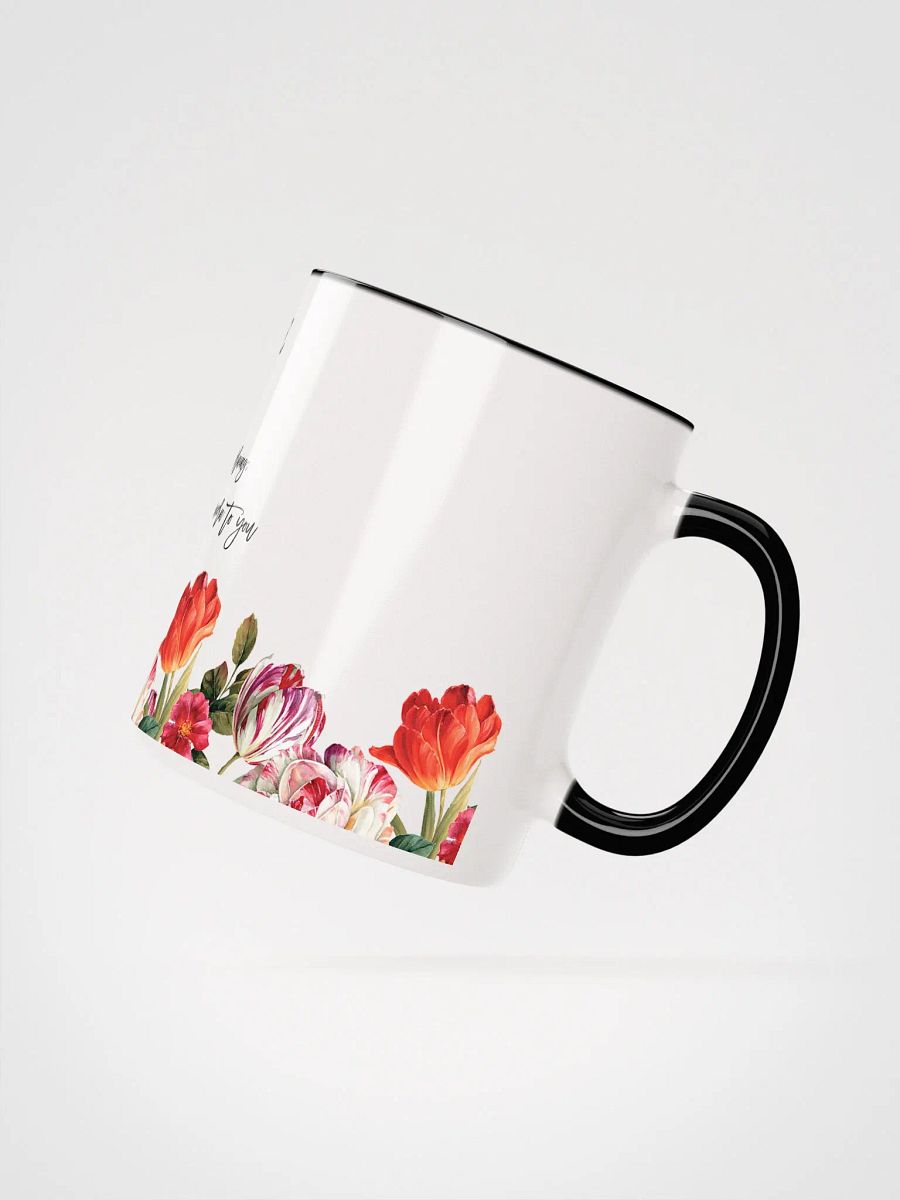 'Winsome' Psalm 5:3 Personalized Floral Glossy Mug product image (5)