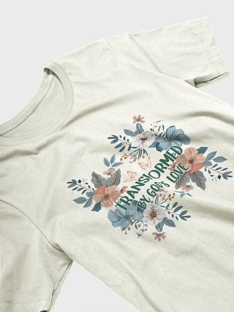 Transformed by God's Love Floral T-Shirt product image (19)