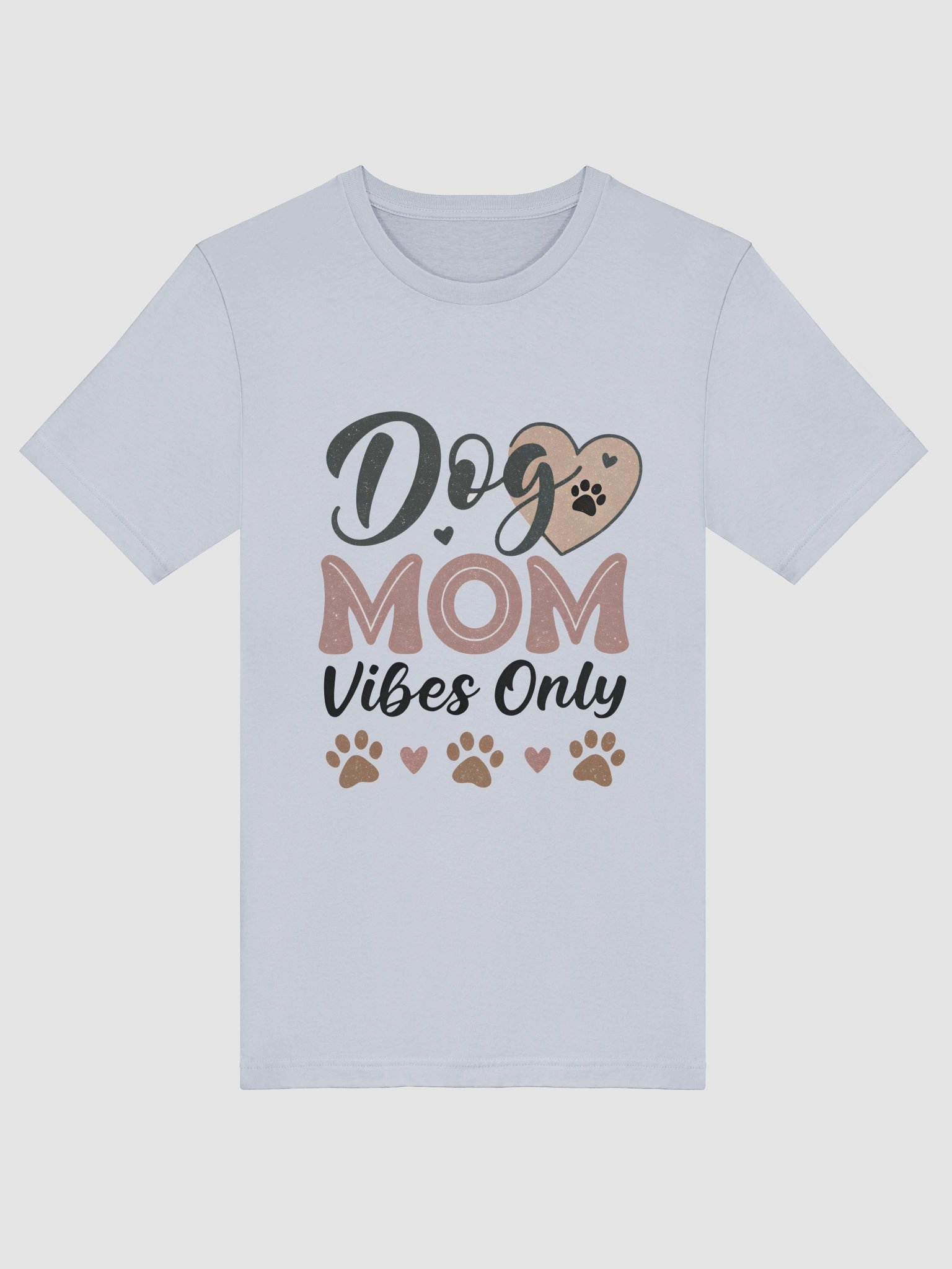 Dog Mom Vibes Only T-Shirt Design product image (46)
