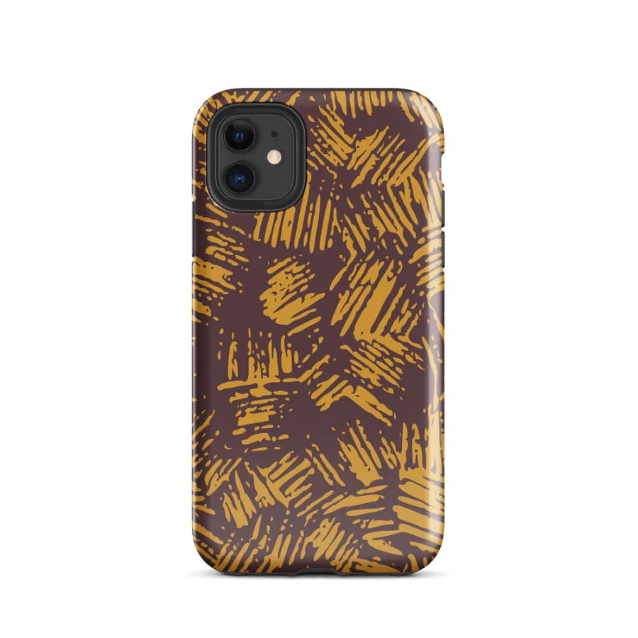 Mustard Abstract Armor iPhone® Case product image (47)