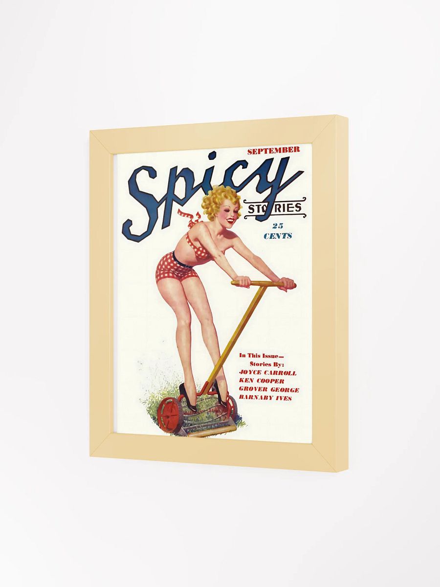 Sultry lawn care Ayous Wood Framed Poster product image (28)
