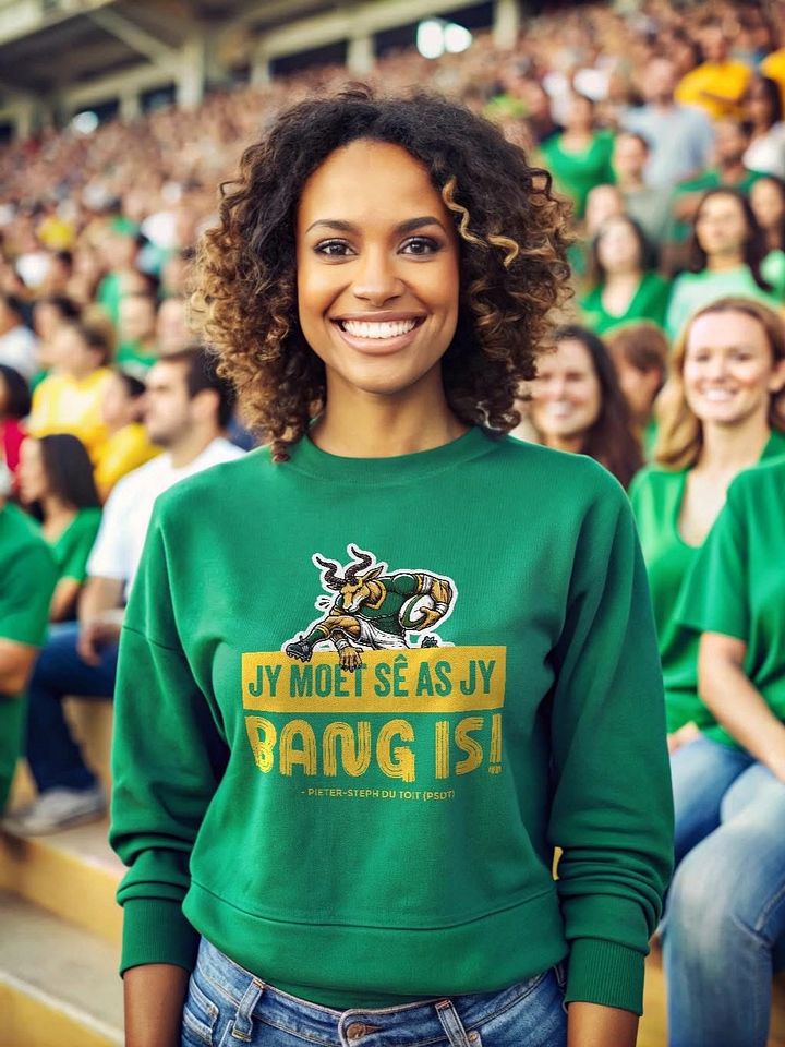 Jy moet sê as jy bang is! Crewneck Sweatshirt product image (2)