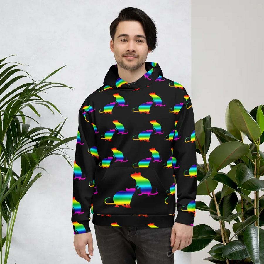 rainbow rats hoody product image (3)