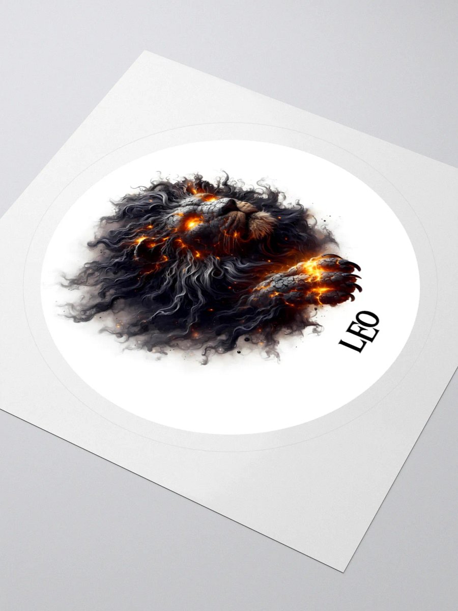 Mythical Leo Zodiac Round Sticker product image (9)
