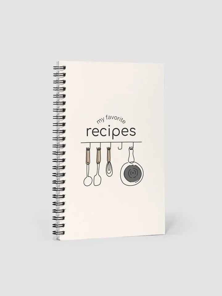 My Favorite Recipes Spiral Notebook product image (1)