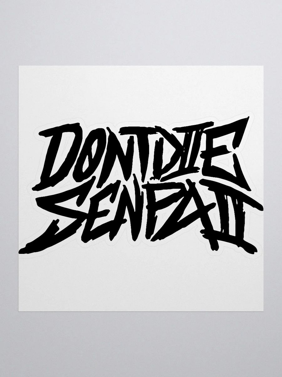 DontDieSenpai Sticker product image (1)