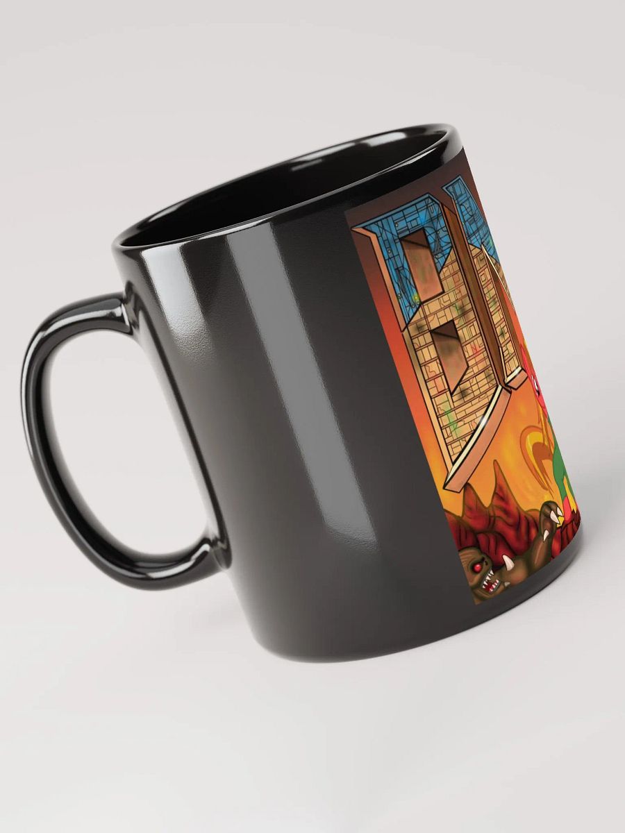 "Doomed" BMD Logo - Black Glossy Mug product image (4)