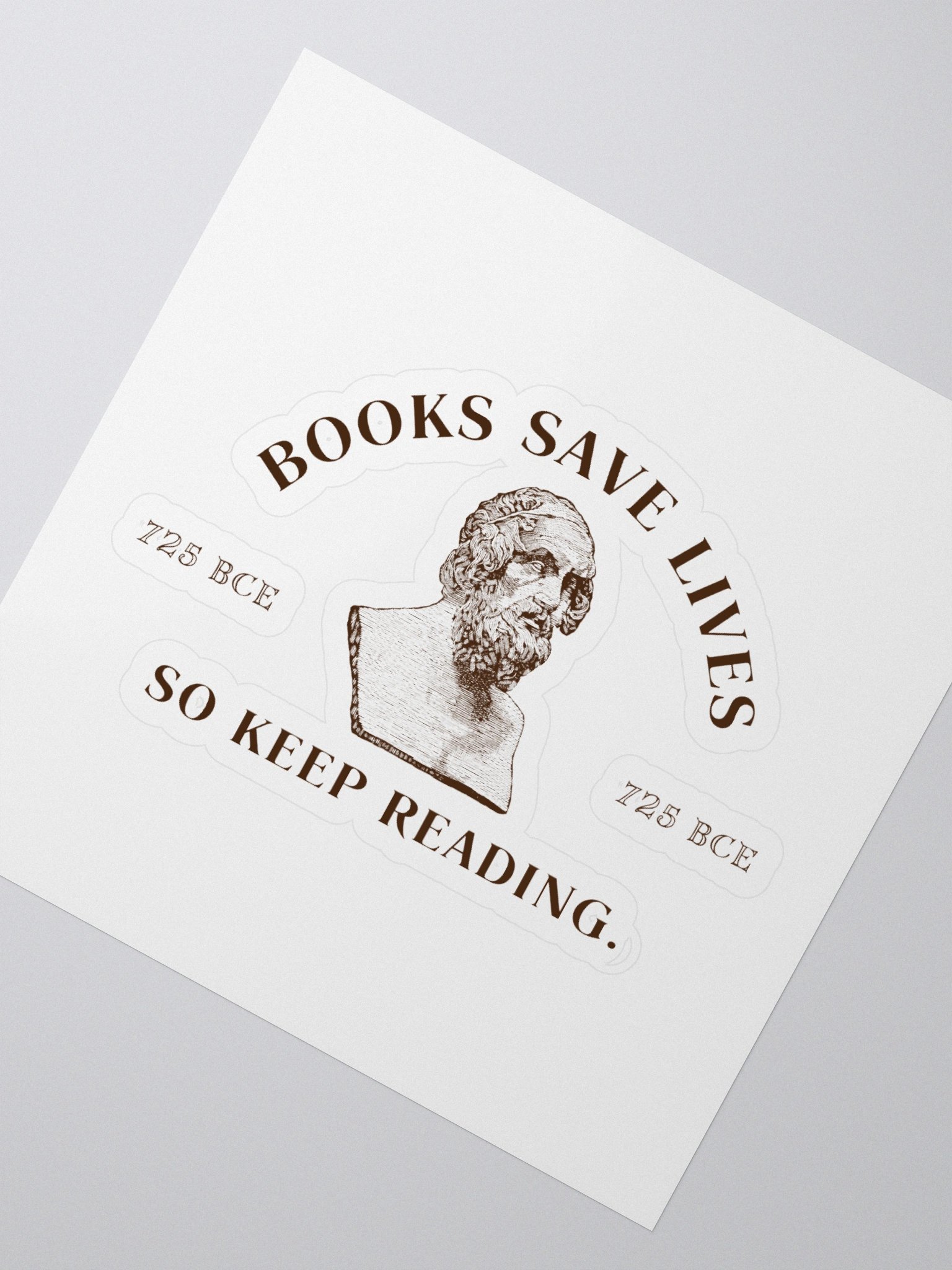 Homer Sticker - Books Save Lives product image (2)