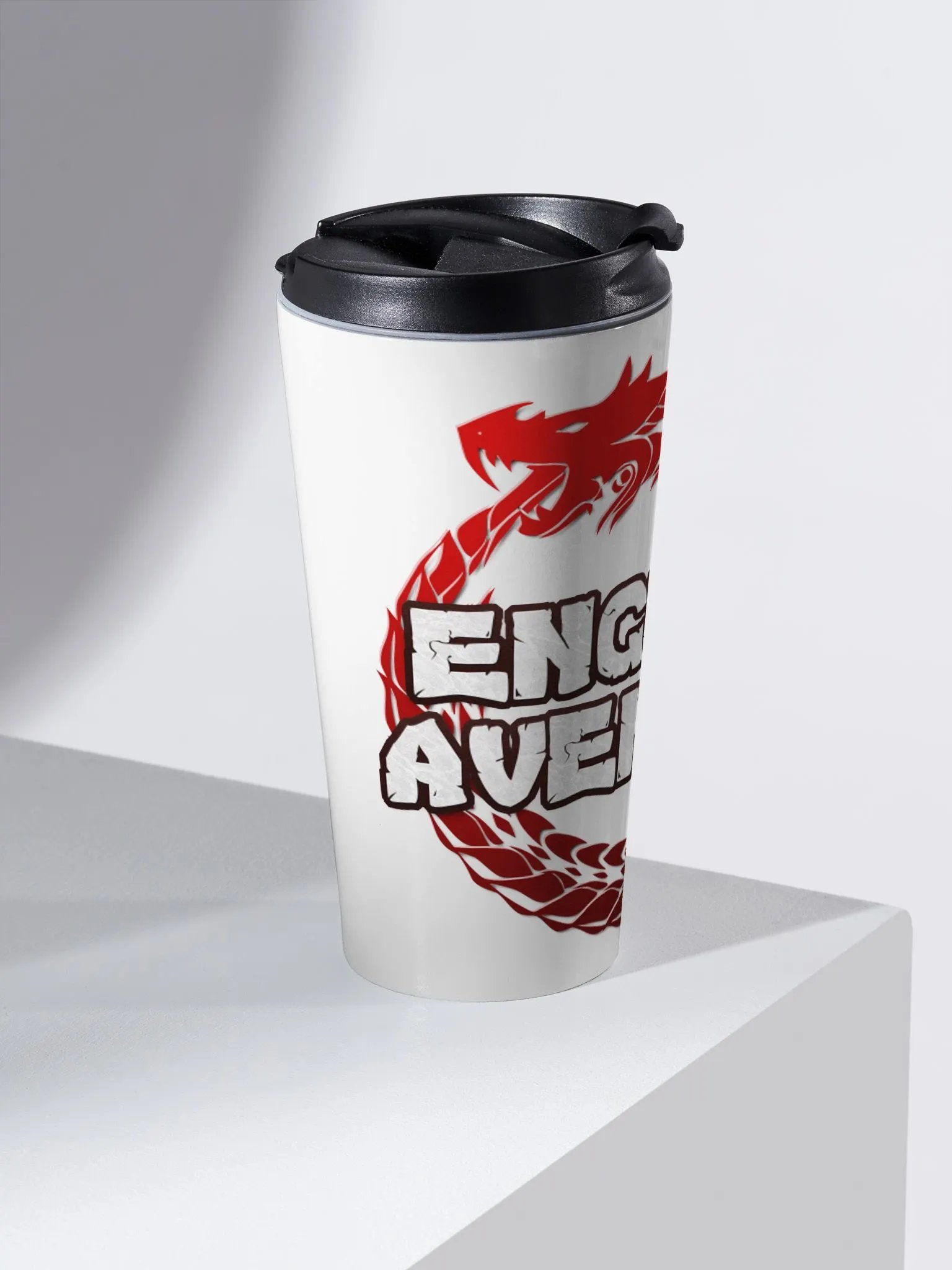 English Avenger Logo Stainless Steel Travel Mug with Lid product image (2)