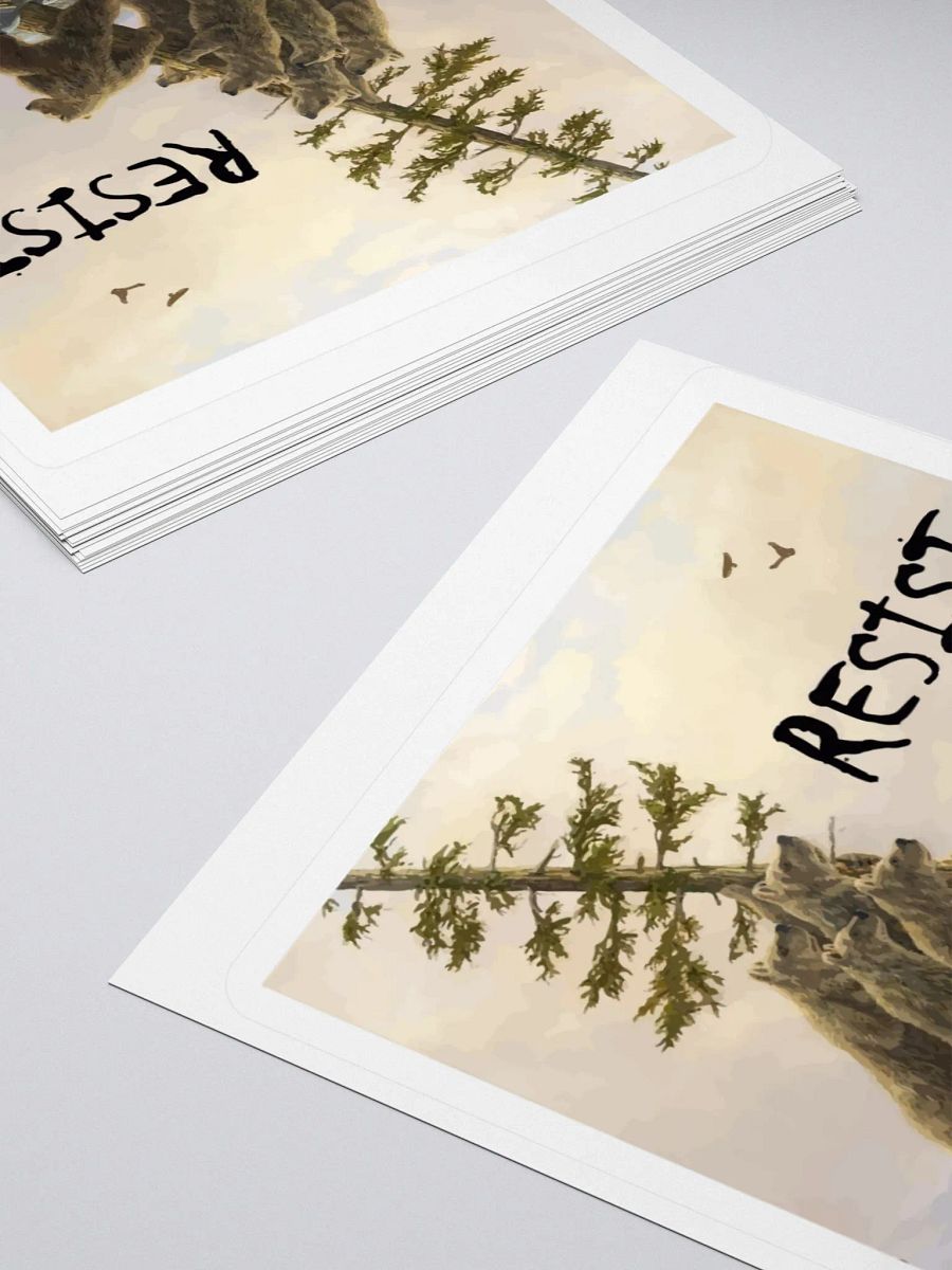 BEARS RESIST! Sticker 3 SIZES Alt National Parks Vinyl Decal product image (4)