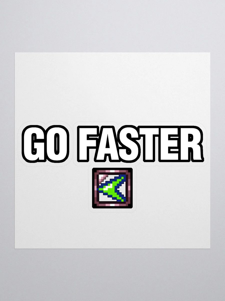 Go Faster - Speed Sticker product image (3)