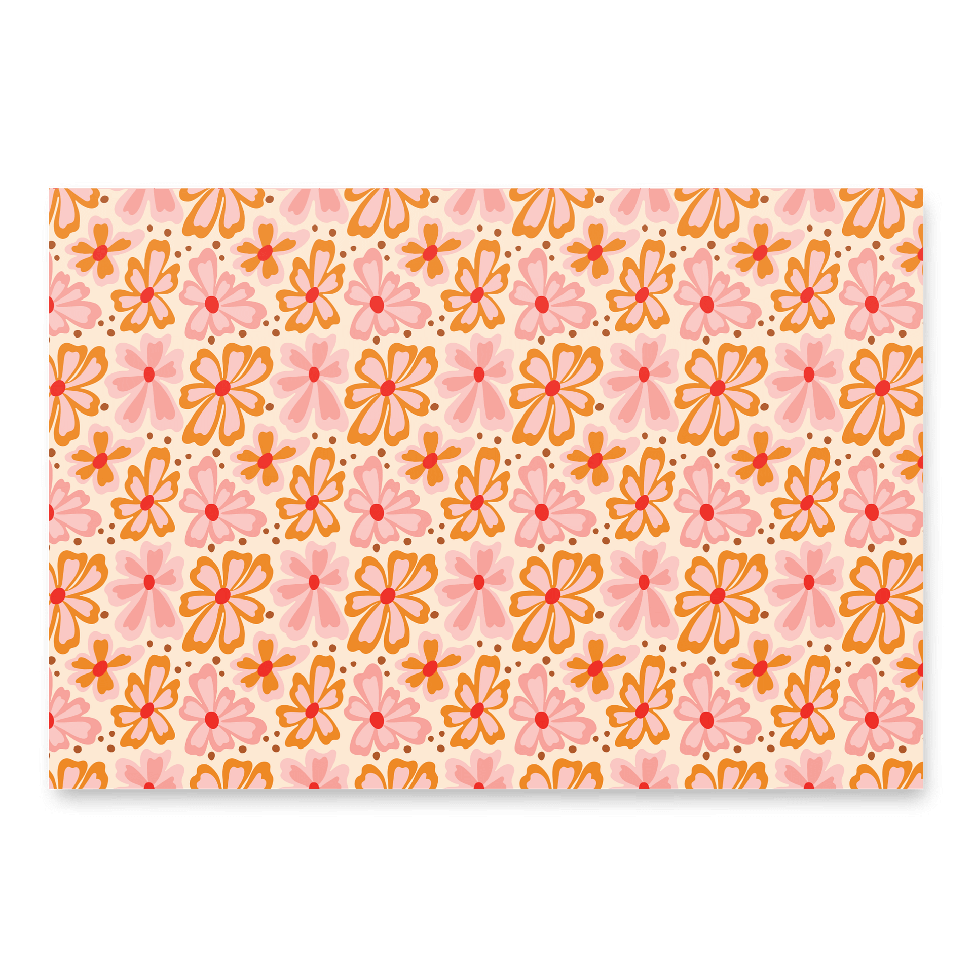 Retro Daisies Wrapping Paper | Set of 3 product image (5)