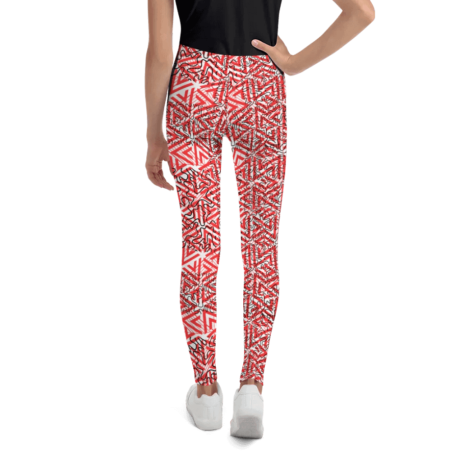 JoBeths' Signature Leggings Youth 👖 Red Youth Web 🕸 Design product image (4)