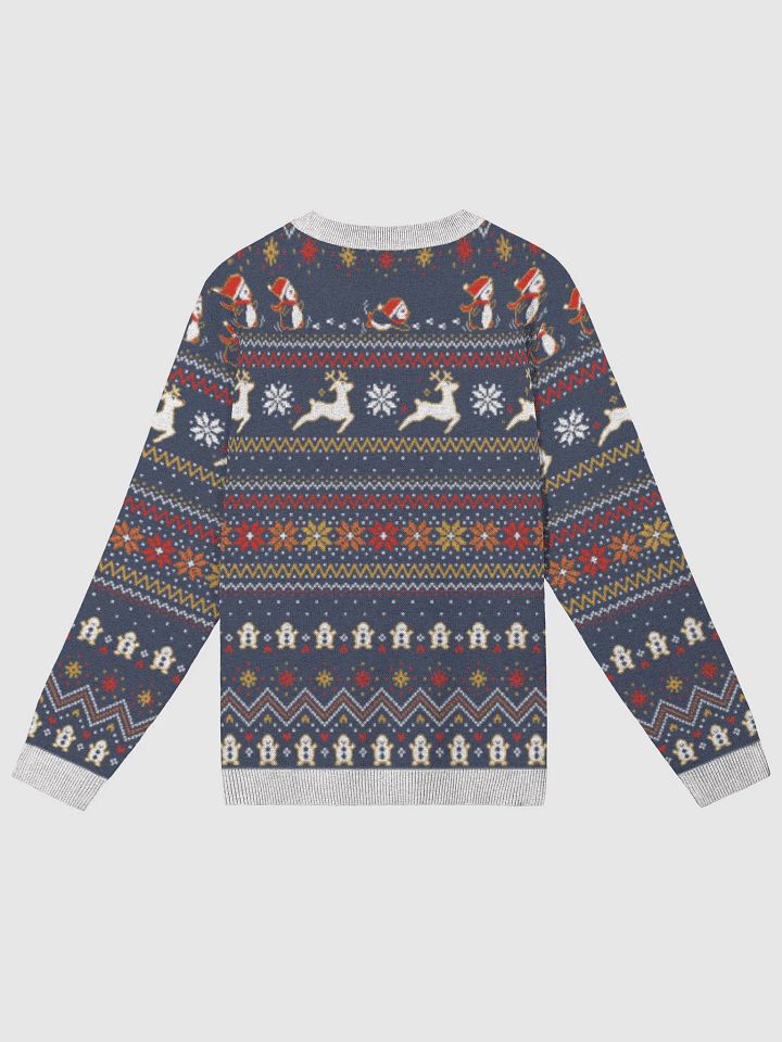 Happy Holidays Slogan Santa Sleigh Sweater product image (10)