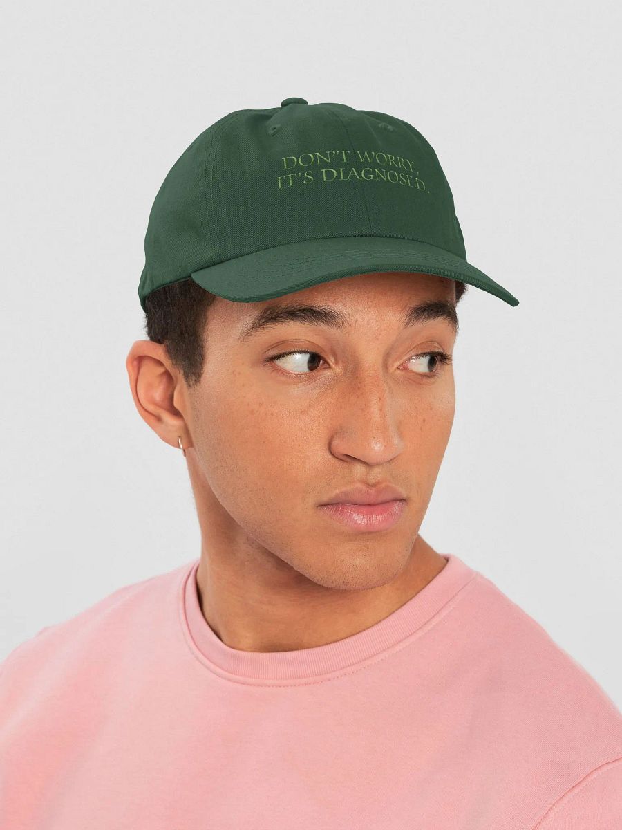 DW, IT'S DIAGNOSED. (light gr thread) classic dad hat product image (54)