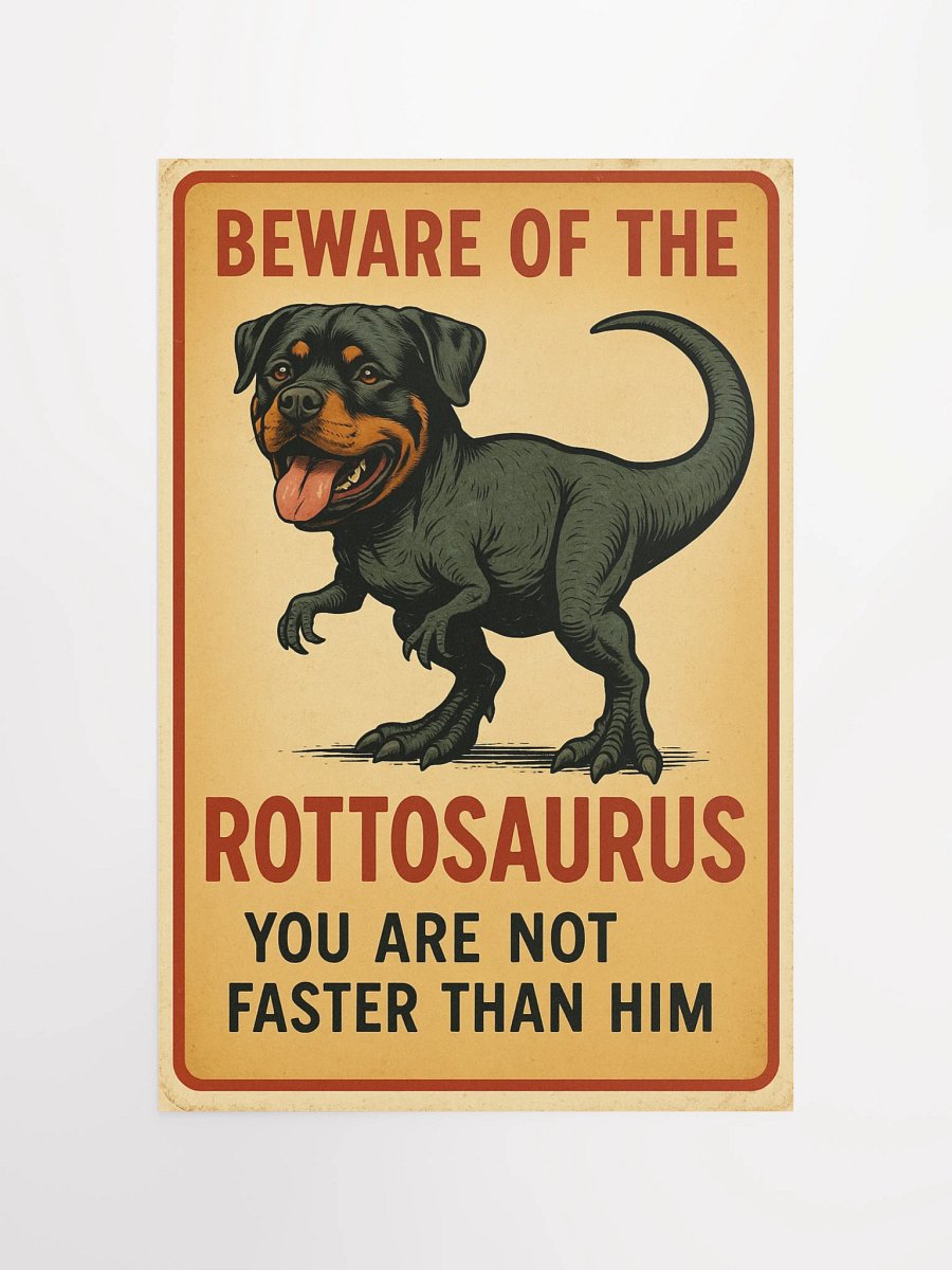 Beware of the Rottosaurus, You are not faster than him product image (12)