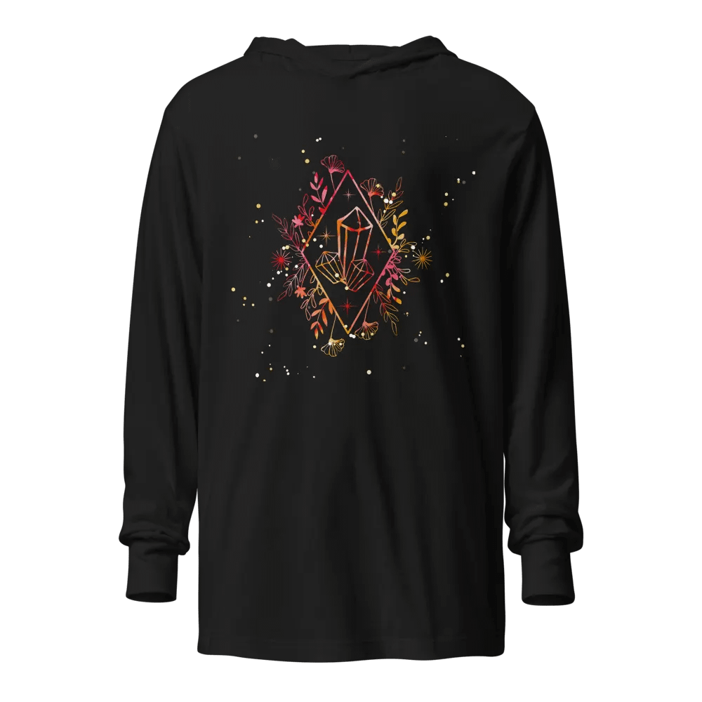 Crystal Fire Long Sleeve Hooded Tee product image (1)