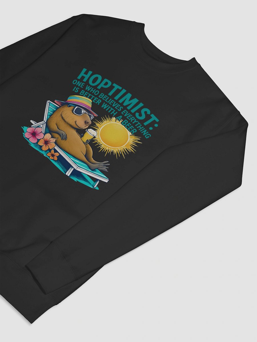 Hoptimist Premium Sweatshirt – Warmth with a Hoppy Outlook product image (3)