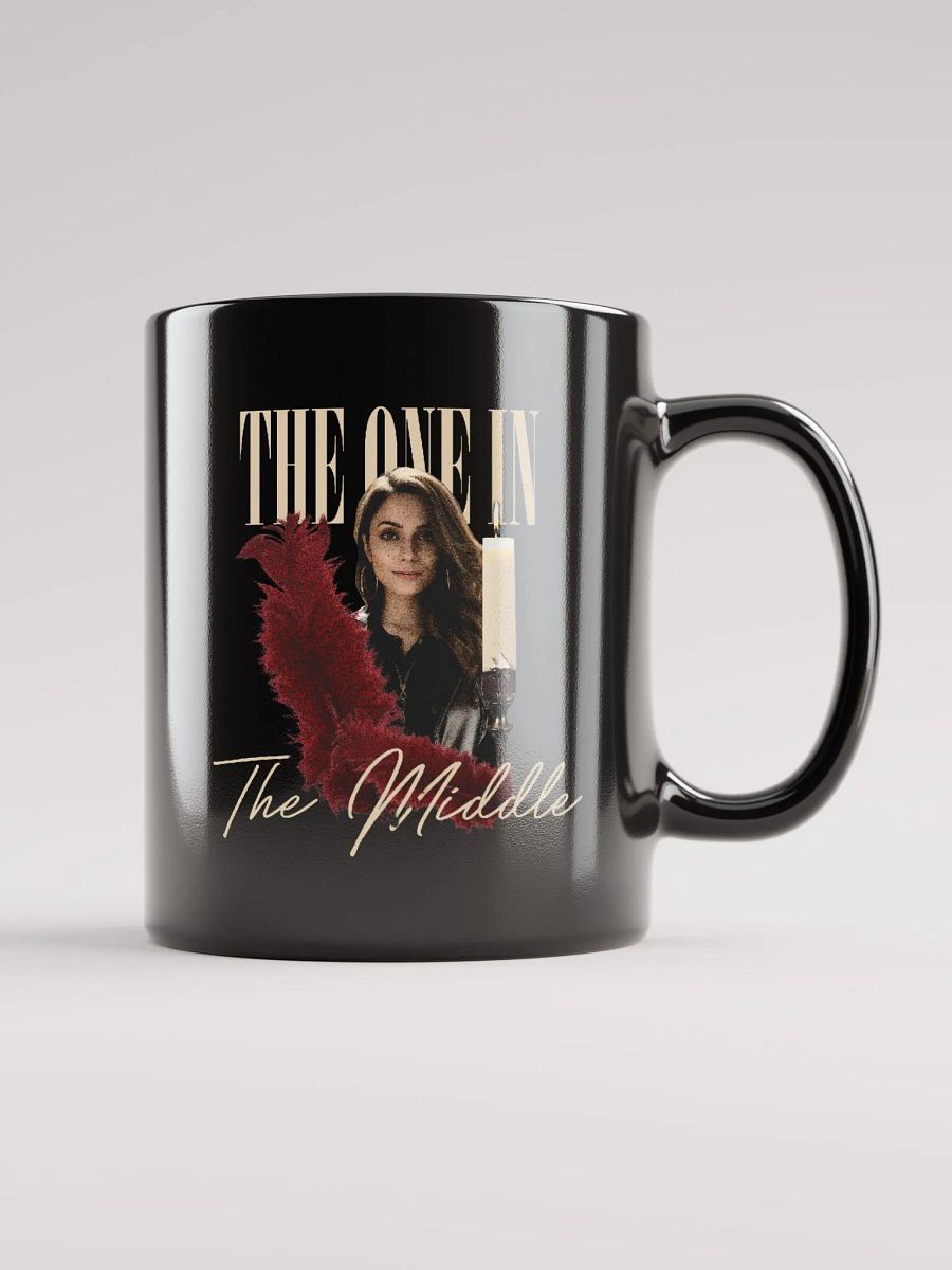 The One In The Middle (Black Mug - Gold Version) product image (1)