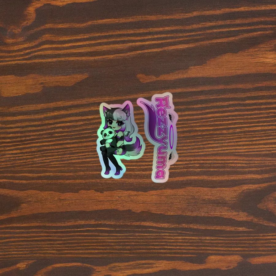 Chibi/Logo Rezzyuma Holo Stickers product image (3)